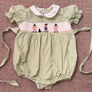 Silly Goose Hand Smocked Witches Bubble Size 24M